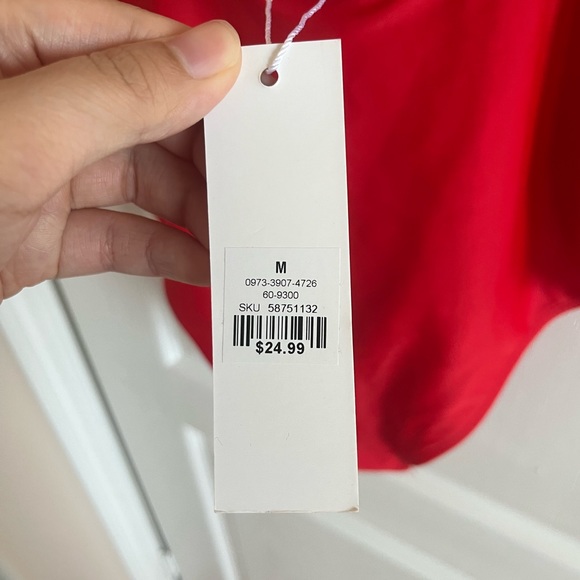 Red one piece swimsuit from urban planet - Picture 3 of 3